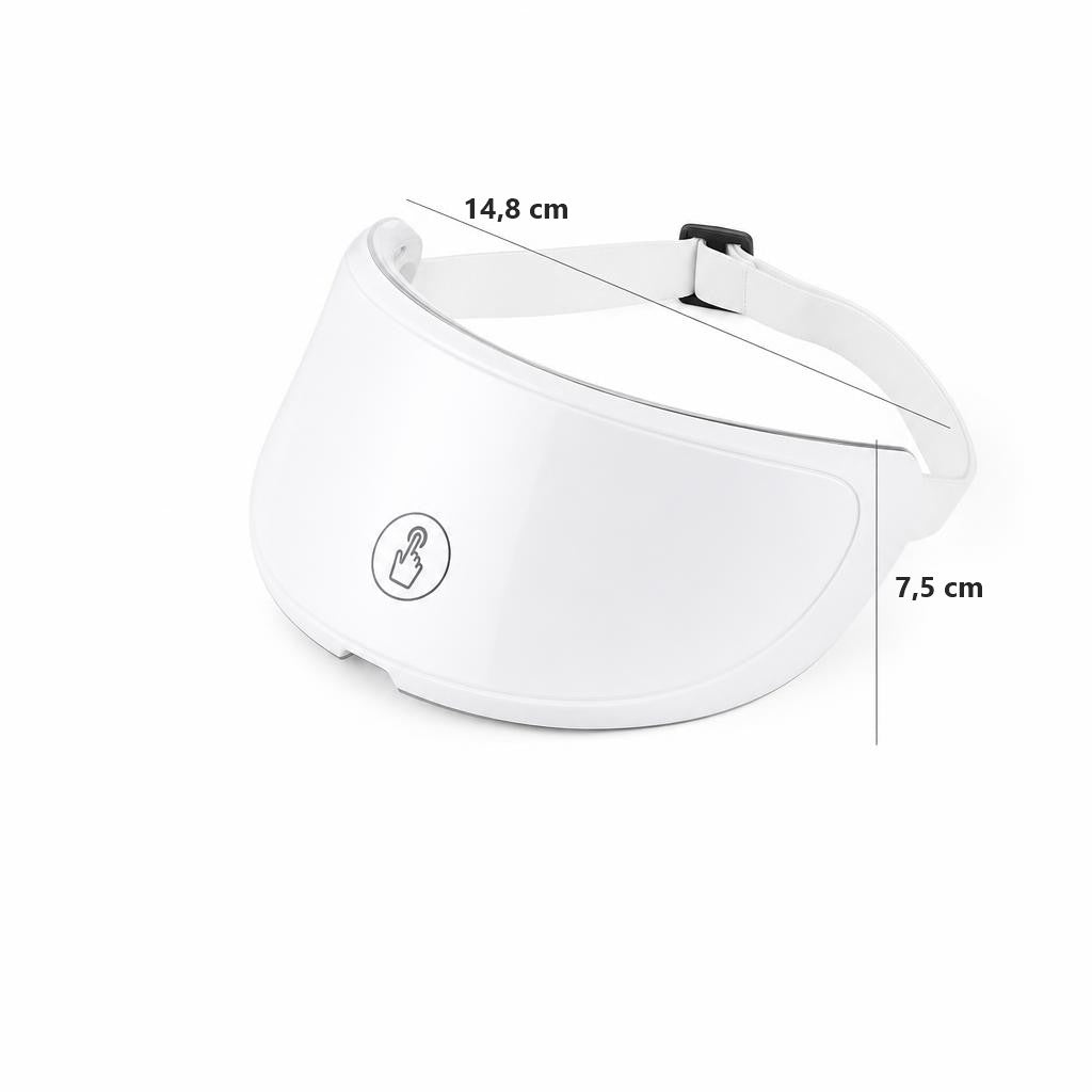 Mascarilla Facial y Cuello LED – 7 Modos de Color, Terapia de Luz Inalámbrica